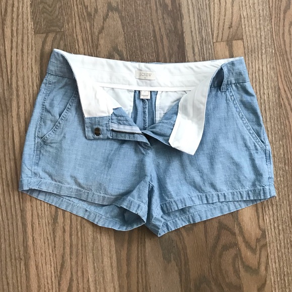 J Crew Factory Women’s Cotton 3 inch inseam shorts - Picture 4 of 6